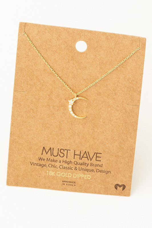 moon necklace, moon and star necklace, unique, gold, silver, dainty, small, minimal, minuscule, cute, girly, made in south korea, made in korea, kpop idol, necklaces, kpop jewelry, jewelry, korean jewelry,